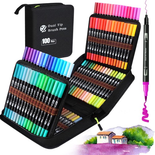 100 couleurs feutres coloriage - 100,