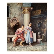 Tableau Peint À La Main Huile