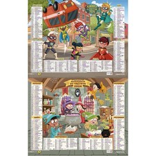 Calendriers 2026, Almanach Facteur, la Poste(Cartoon, Dessin Animé, Enfant)