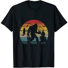 Bigfoot Retro Vintage Sunset