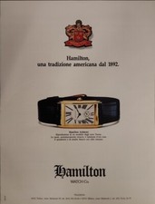 HAMILTON Montre ARDMORE Publicité 1993 Originale 1 Page