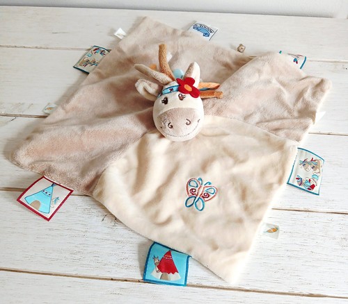 Noukie doudou peluche carré - noukie's,