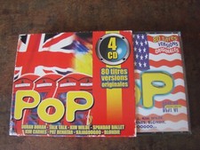 Coffret  4 CD " POP Best of" - 80 Titres  Originaux  - TBE (Lire description)