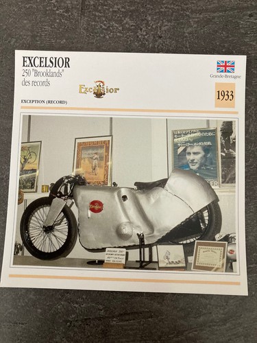 Carte fiche moto collection - carte,