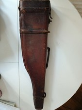 Étui de fusil ancien en cuir