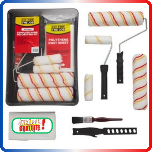 Kit peinture pcs - pcs, rouleaux