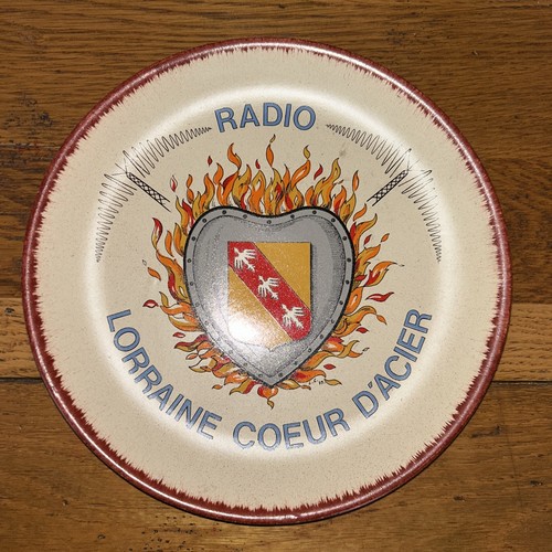 Rare assiette céramique radio - rare,