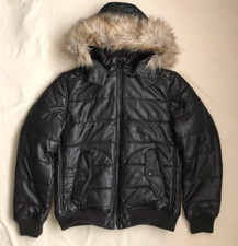 Veste À Capuche Celio Doudoune D'Hiver Matelassée Marron Taille L