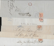 archive 1 centaine  lettres factures  p/ CADIZ ESPAGNE fin XIXème siècle timbres