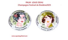 NEWS -2 Capsules de champagne PALM - LOUIS DEHU (100 Exemplaires)