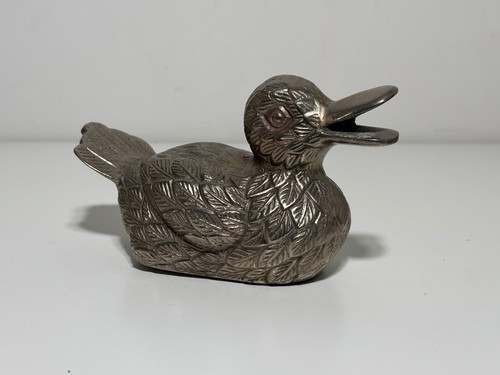 Figurine canard métal - figurine,