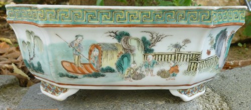 Jardinière porcelaine de - jardinière, en