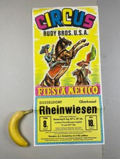 Affiche cirque 1970 Rudy Bross USA , Vintage Germany circus poster,zirkus plakat