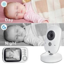 2022 Babyphone Caméra, Bébé Moniteur Sans fil LCD 3,2" Écran LCD Ecoute Bébé VOX