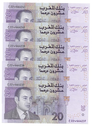 Unc lot billets banque du - -lot-5-billets,