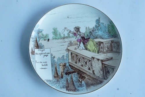 Assiette creil montereau - assiette,