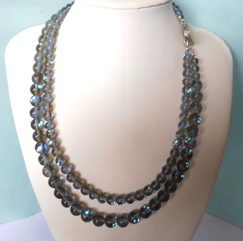 Collier labradorite bleu - en,