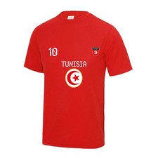 Maillot - Tee shirt Tunisie homme rouge