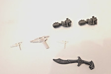 3 Pistolets, 1 sabre et 2 canons pour BIOMAN popy Dino Megazord, power rangers