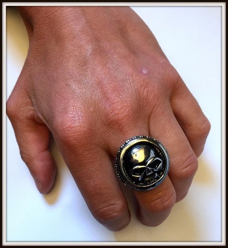 Big bague chevalière croix - bague, de