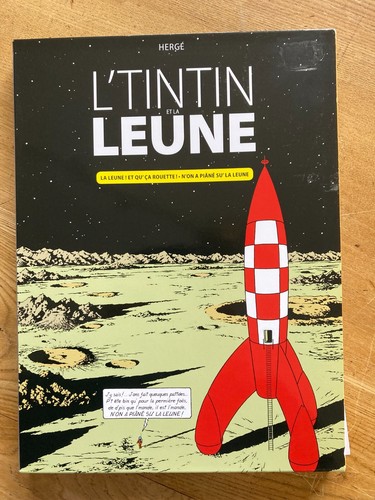 Tintin lune coffret - tintin, la