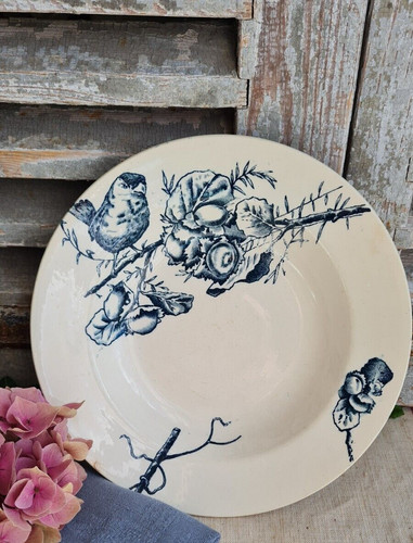 Ancienne assiette creuse - ancienne,