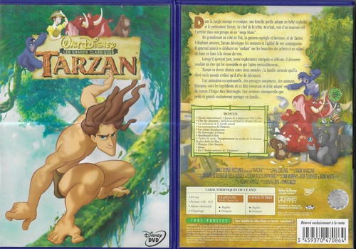 Dvd tarzan walt disney - walt, /