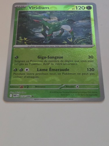 Carte pokémon viridium - carte,