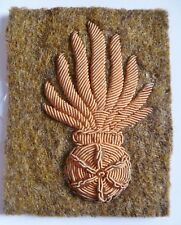 Insigne WWI tissu brodé or