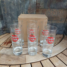 6 verres Havana club El ron de Cuba