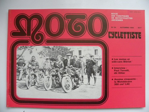 Revue moto cyclettiste 34 - revue,