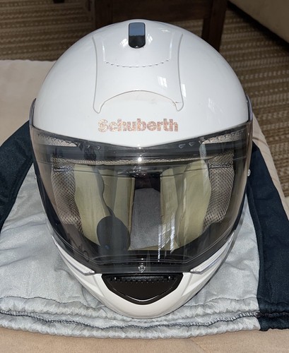 White schuberth motorcycle - schuberth,