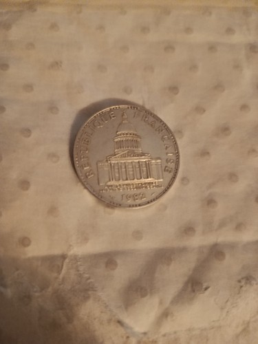 Piece 100 francs argent - francs, en