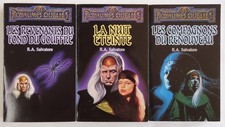 Lot Les Royaumes Oubliés Tomes 18 à 20 - R.A. Salvatore - Fleuve Noir 1996 TBE