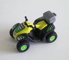 PLAYMOBIL (S214) RACING - Quad Jaune & Noir à Friction Rallye Désert Foret 4427