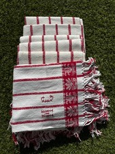 Lot de 6 essuies main vintage