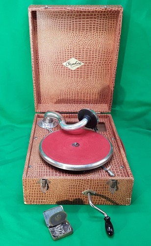 Gramophone orphée avec boîte - gramophone,