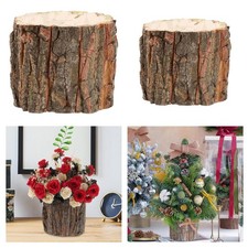 Pot de Fleur En Bois Naturel