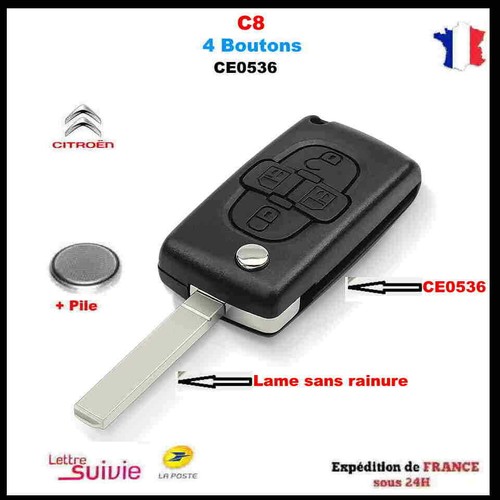 Coque cle telecommande plip - cle,
