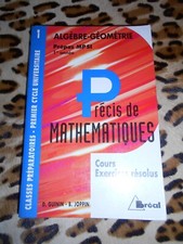 GUININ, JOPPIN	Précis de mathématiques 1 : Algèbre-géométrie. Prépas MP SI, 1e a