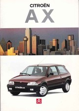 catalogue / brochure Citroen AX, 07/1994 France
