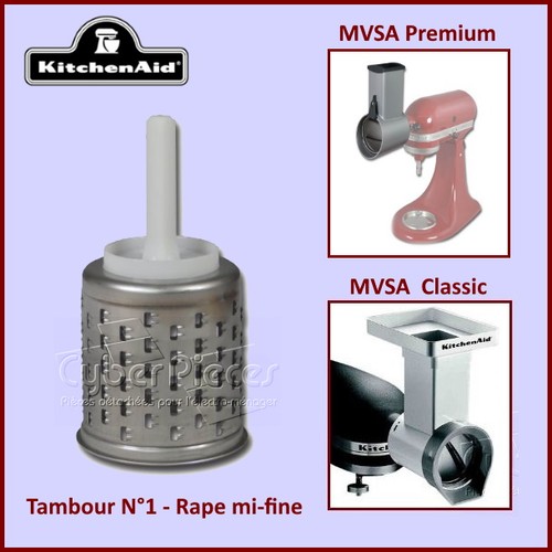 Râpe fine mvsa kitchenaid - mi-fine,