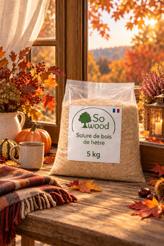 Sciure bois hêtre pour - sciure,