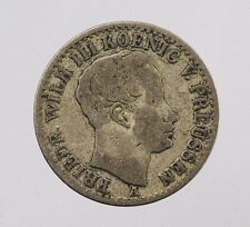 Monnaie Allemagne Prusse Friedrich Wilhelm III 1/6 Taler 1823 A Argent