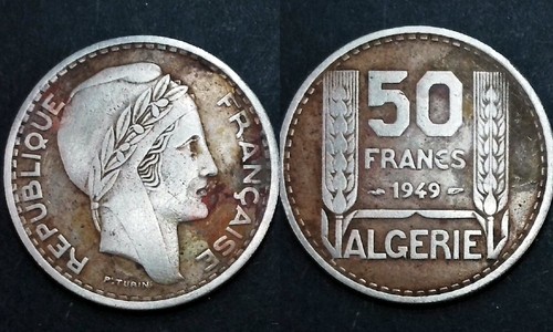 Monnaie algerie 50 - algerie,,