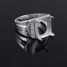 Monture Semi 925 Argent 10x14