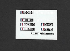 PANHARD 178B, décalcomanies