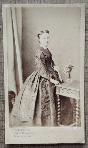 Cdv jeune femme - cdv, robe