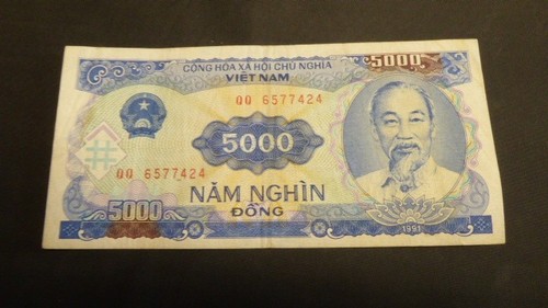 Billet 5000 dong viet nam - dong,