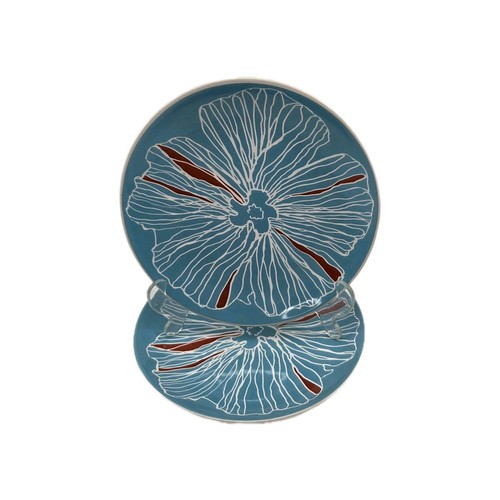 Ikea bullra turquoise flower - turquoise,